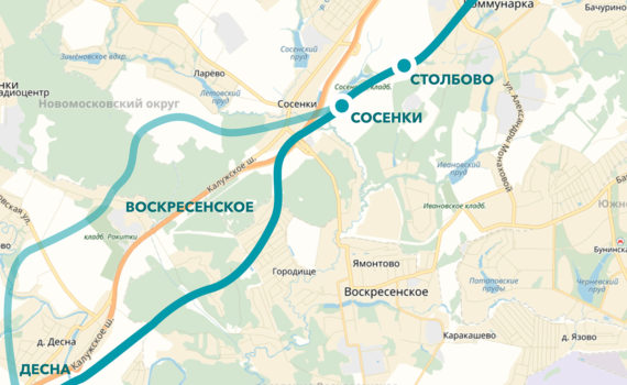 Карта Новой Москвы Фото